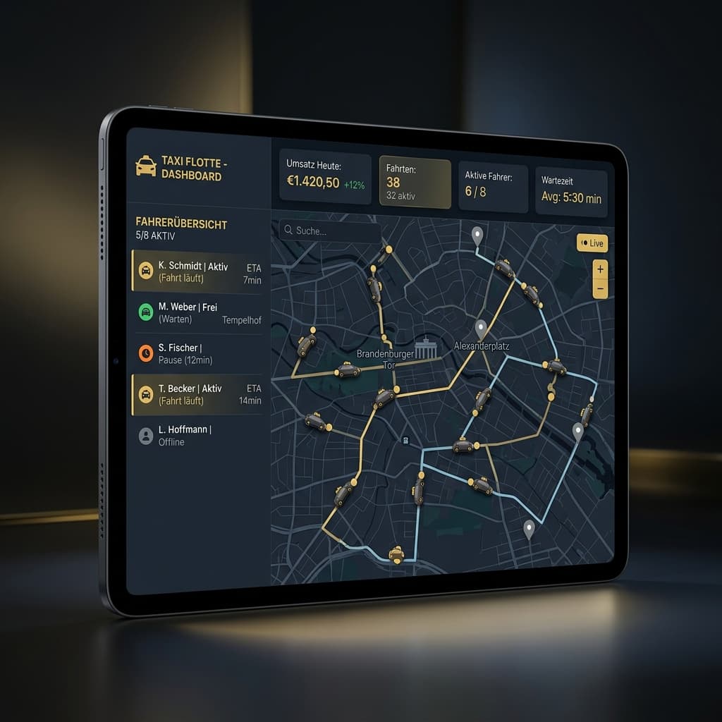 CapoRide Chef Dashboard Mockup